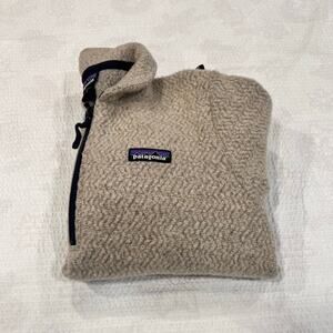 Patagonia woolyester tan brown pullover S men
